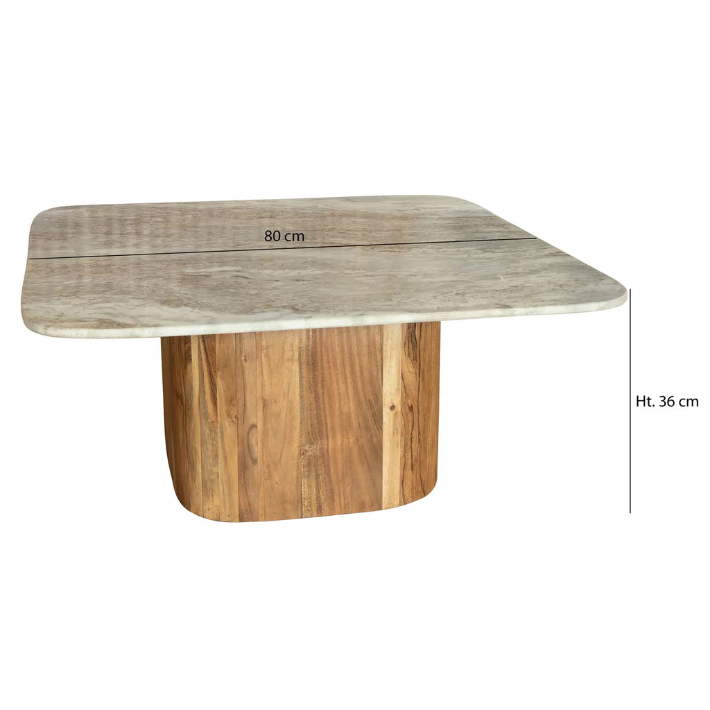 Table Basse avec effet marbre