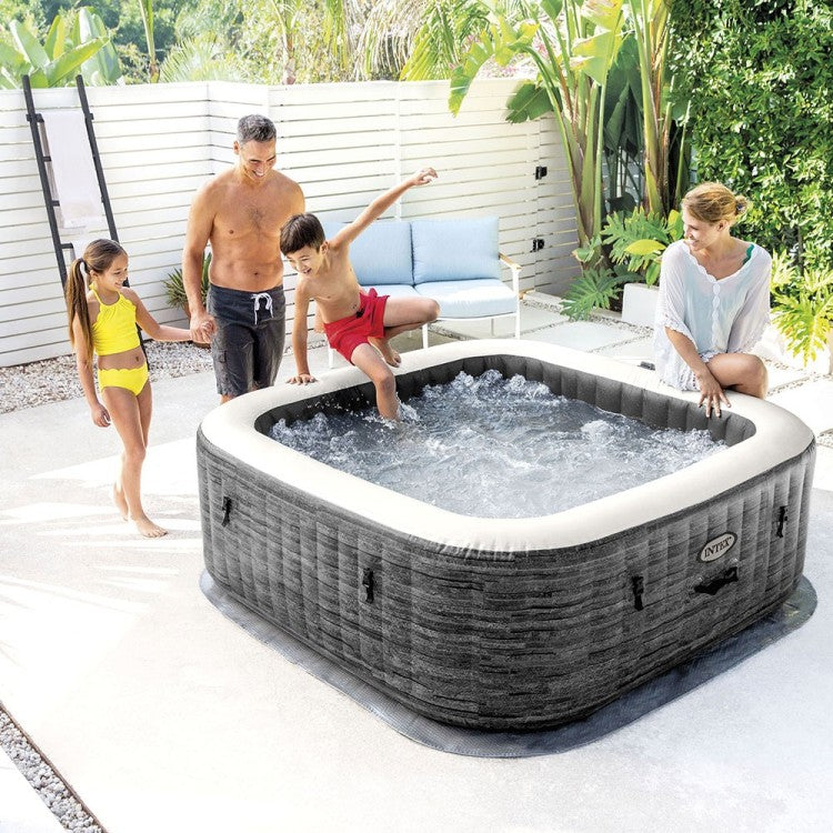Spa Gonflable Ardoise 4 places + Couverture thermique
