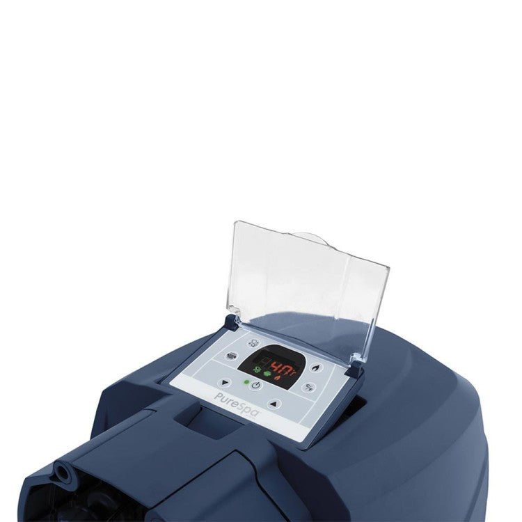 Spa Gonflable Bleu Marine 6 places + Couverture thermique