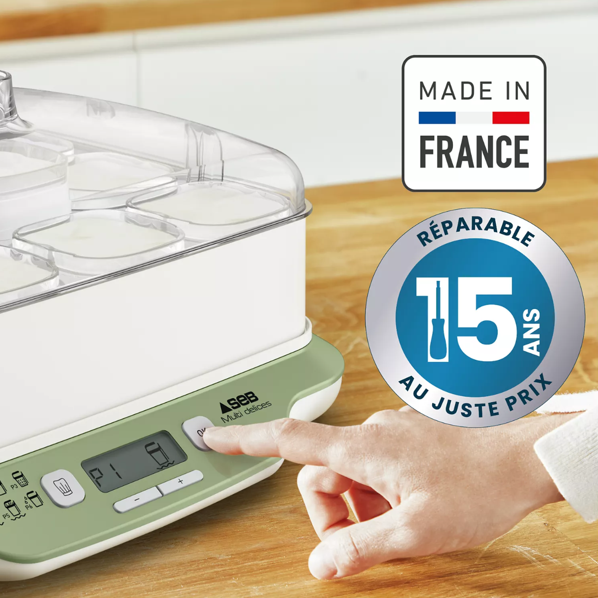 Yaourtière Fromagère SEB - 12 Pots - MultiDelices Express & Végétal